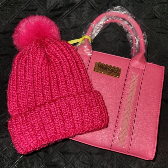 New Pink Wrangler Crossbody Tote Purse | Size Medium - Picture 9 of 9